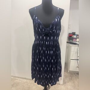 Banana Republic Navy and White Dress